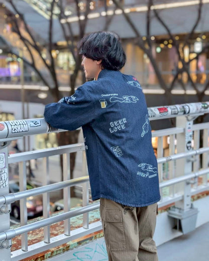 【YOIDORE】 ヴィンテージ栓抜き らくがきシャツ (816001)