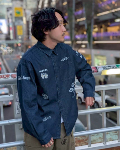 【YOIDORE】 ヴィンテージ栓抜き らくがきシャツ (816001)