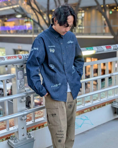 【YOIDORE】 ヴィンテージ栓抜き らくがきシャツ (816001)