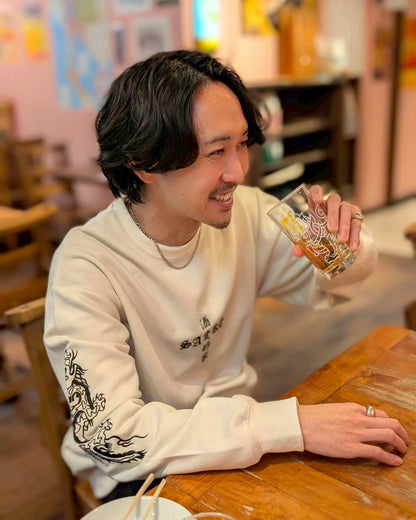 【YOIDORE】 酔虎と酔龍 スエードタッチ クルーネック (816608)