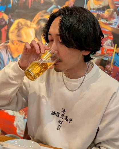 【YOIDORE】 酔虎と酔龍 スエードタッチ クルーネック (816608)