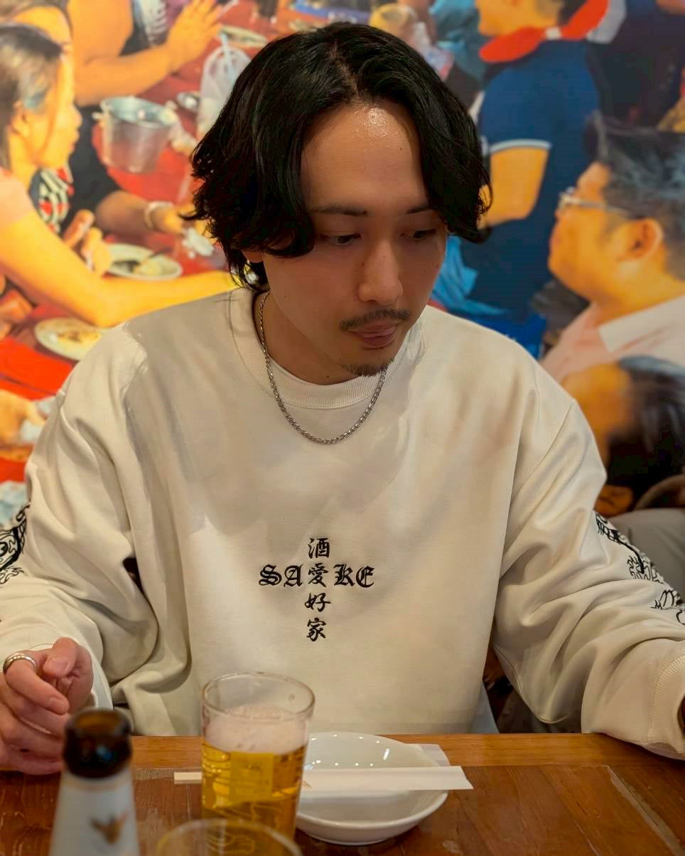 【YOIDORE】 酔虎と酔龍 スエードタッチ クルーネック (816608)