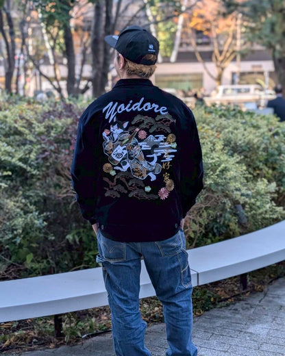 【YOIDORE】酔い猫 別珍リバーシブル ジャケット (845403)