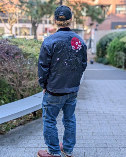 【YOIDORE】酔い猫 別珍リバーシブル ジャケット (845403)