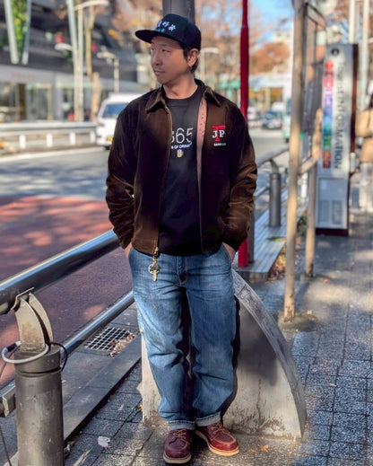 【YOIDORE】酔い猫 別珍リバーシブル ジャケット (845403)