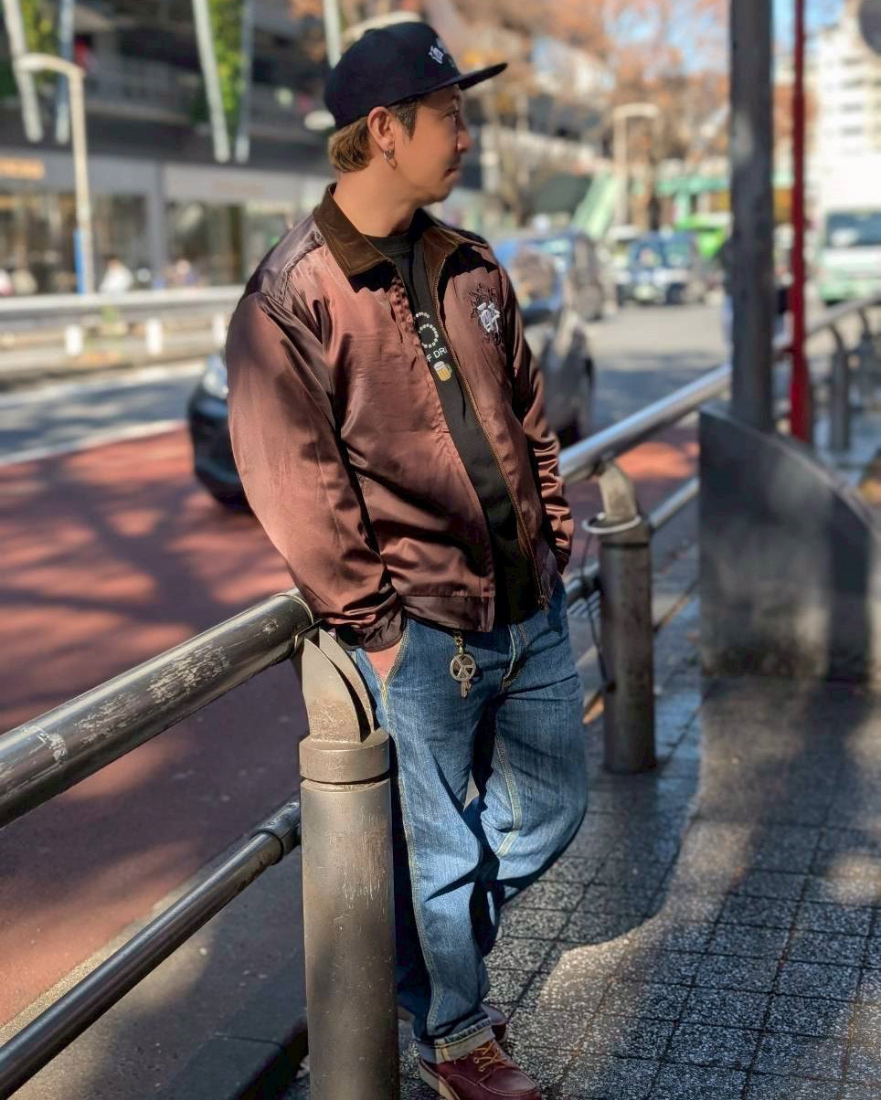 【YOIDORE】酔い猫 別珍リバーシブル ジャケット (845403)