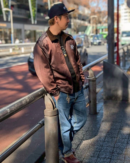 【YOIDORE】酔い猫 別珍リバーシブル ジャケット (845403)