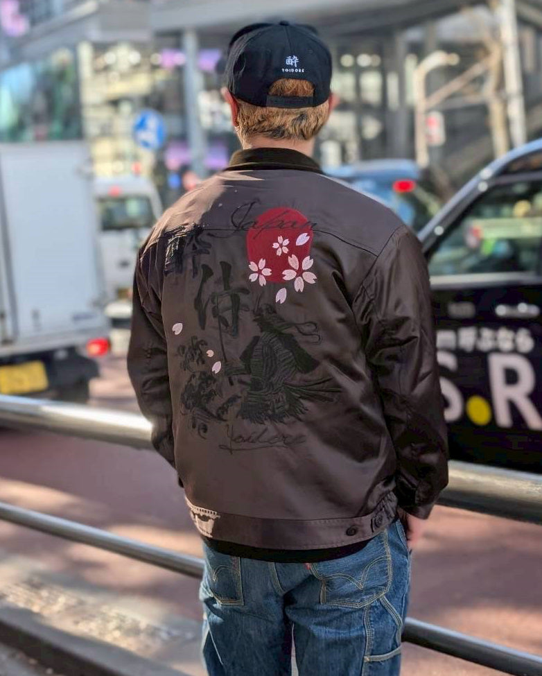 【YOIDORE】酔い猫 別珍リバーシブル ジャケット (845403)