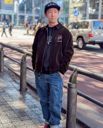 【YOIDORE】酔い猫 別珍リバーシブル ジャケット (845403)