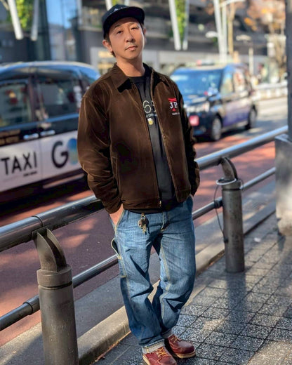 【YOIDORE】酔い猫 別珍リバーシブル ジャケット (845403)