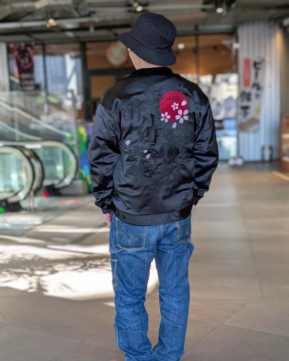 【YOIDORE】酔い猫 別珍リバーシブル ジャケット (845403)