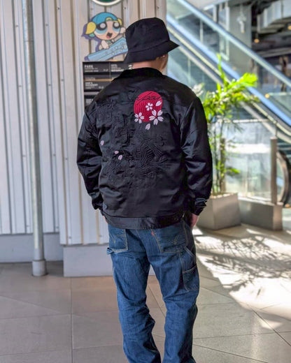 【YOIDORE】酔い猫 別珍リバーシブル ジャケット (845403)