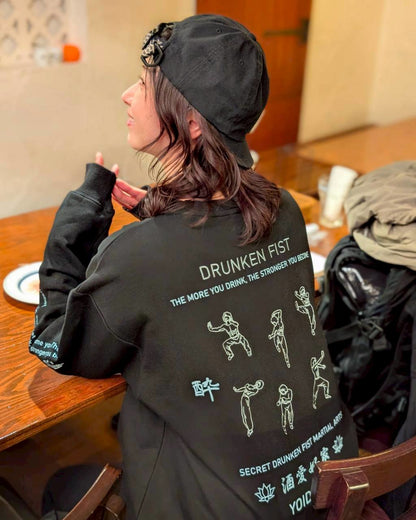 【YOIDORE】酔い拳法 クルーネックスウェット (845603)