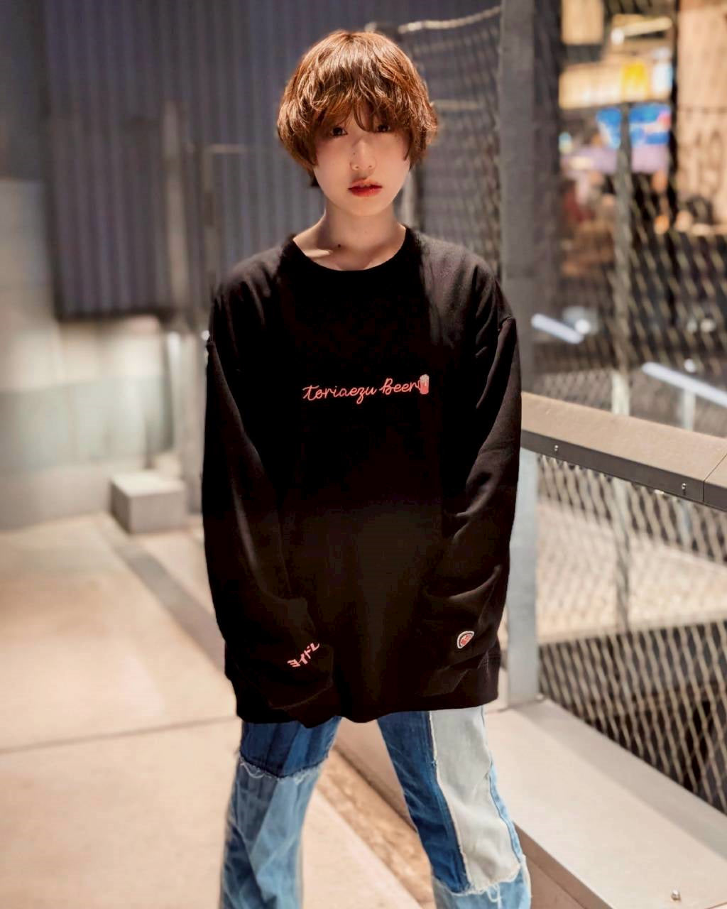 【YOIDORE】とりあえずビール クルーネックスウェット (816601)