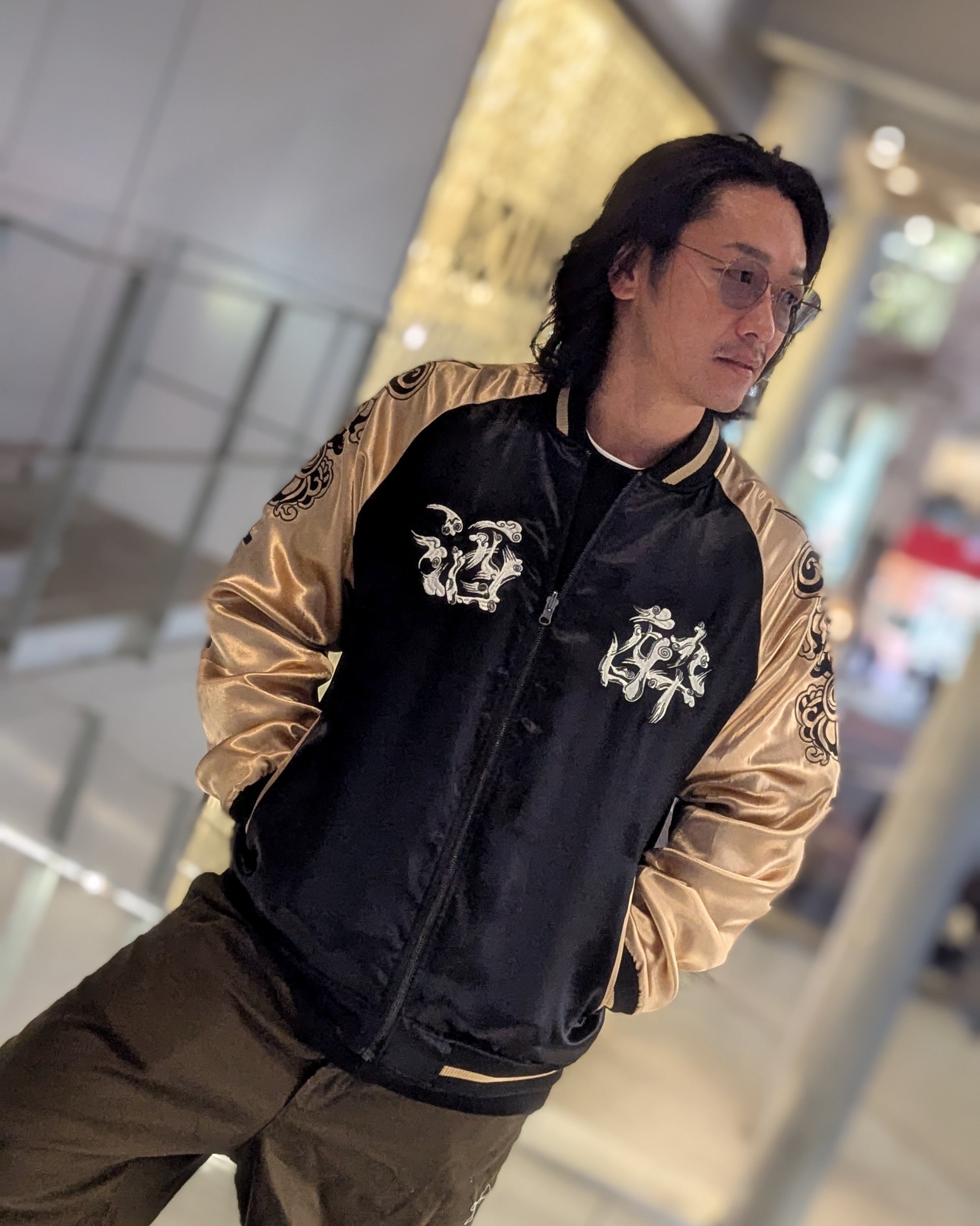 YOIDORE】忍者と刀 リバーシブルスカジャン (815100) – ring