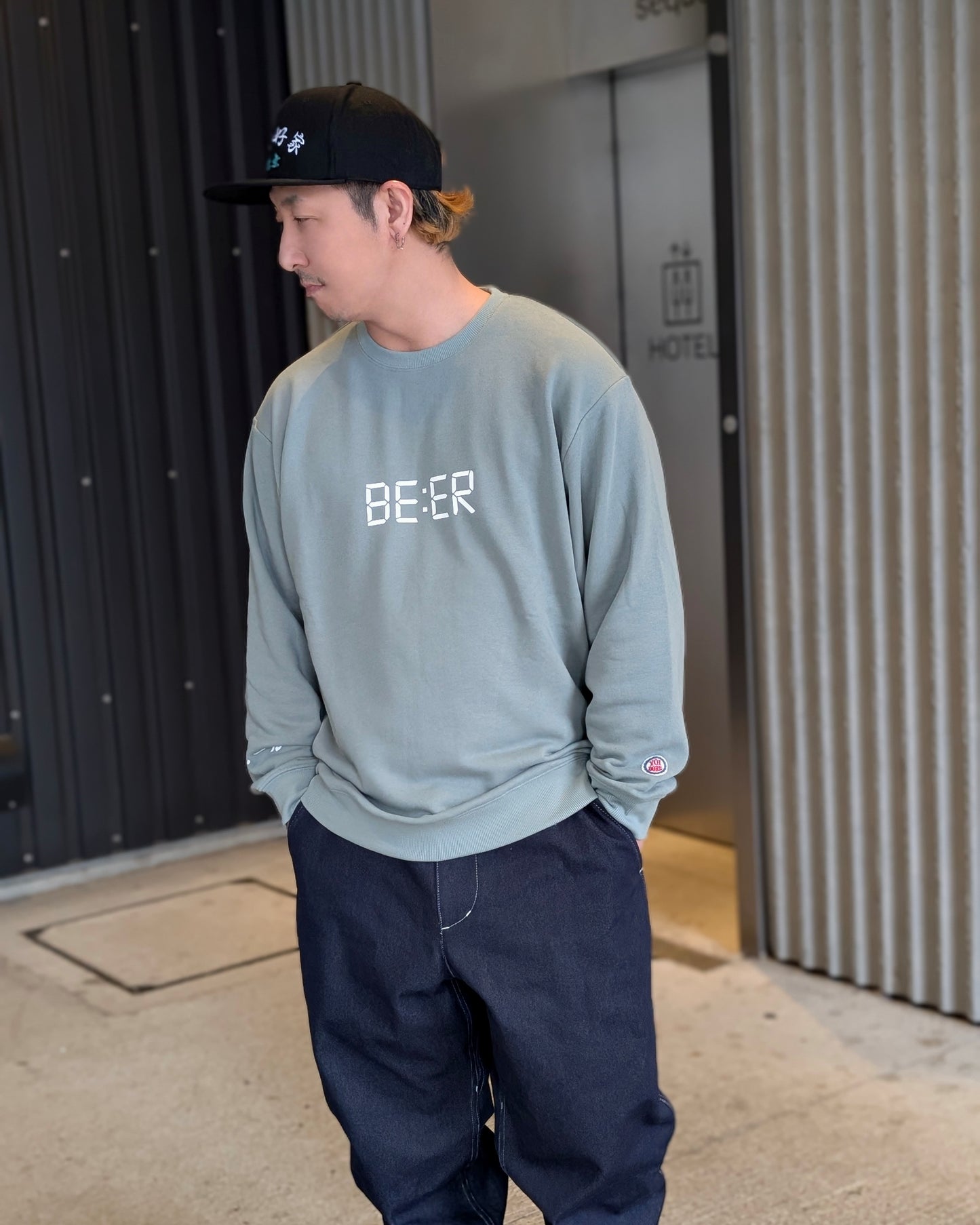 【YOIDORE】SAKE&PEACE クルーネックスウェット (816602)