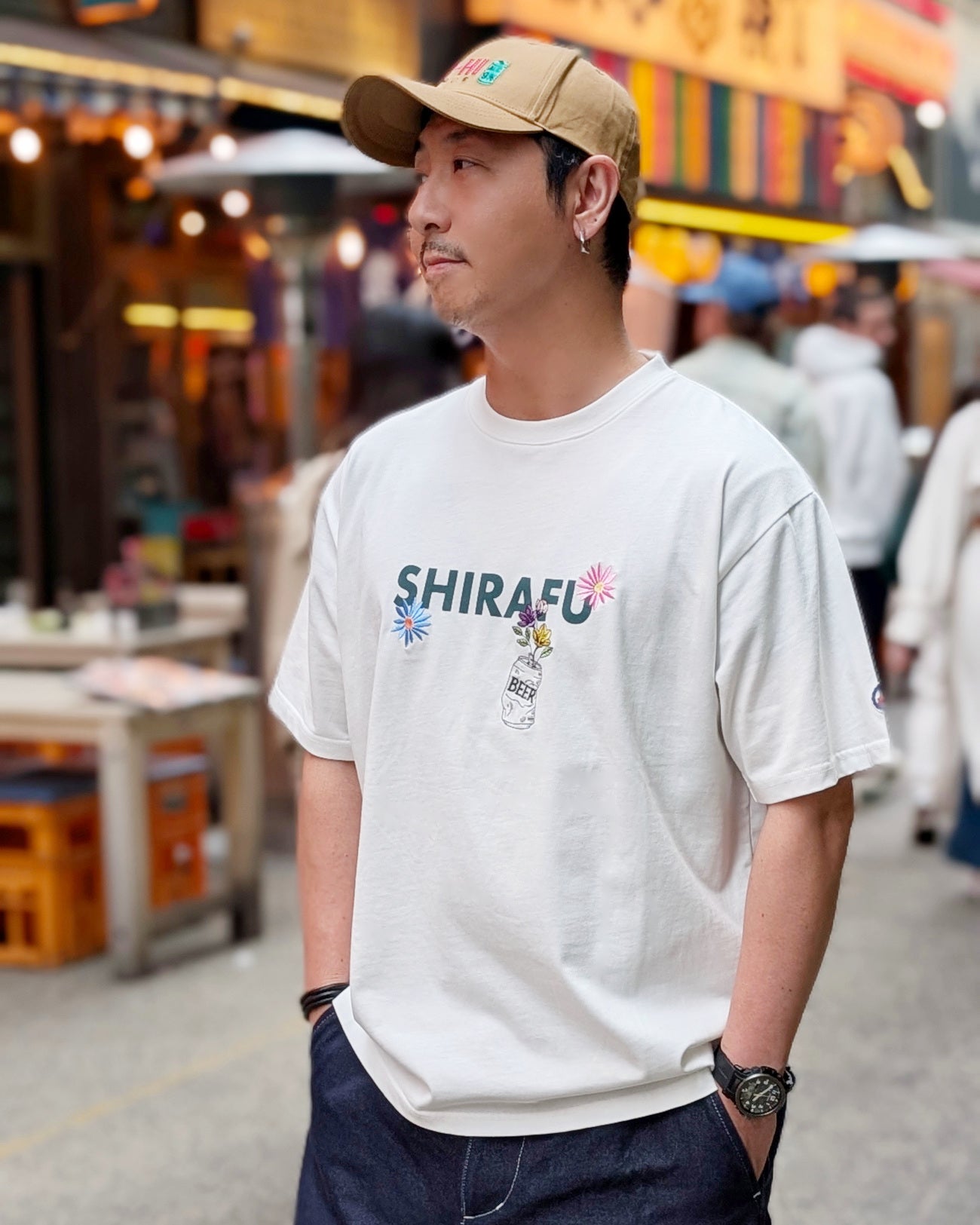 【YOIDORE】酔っ払いフラワー TEE (826211)