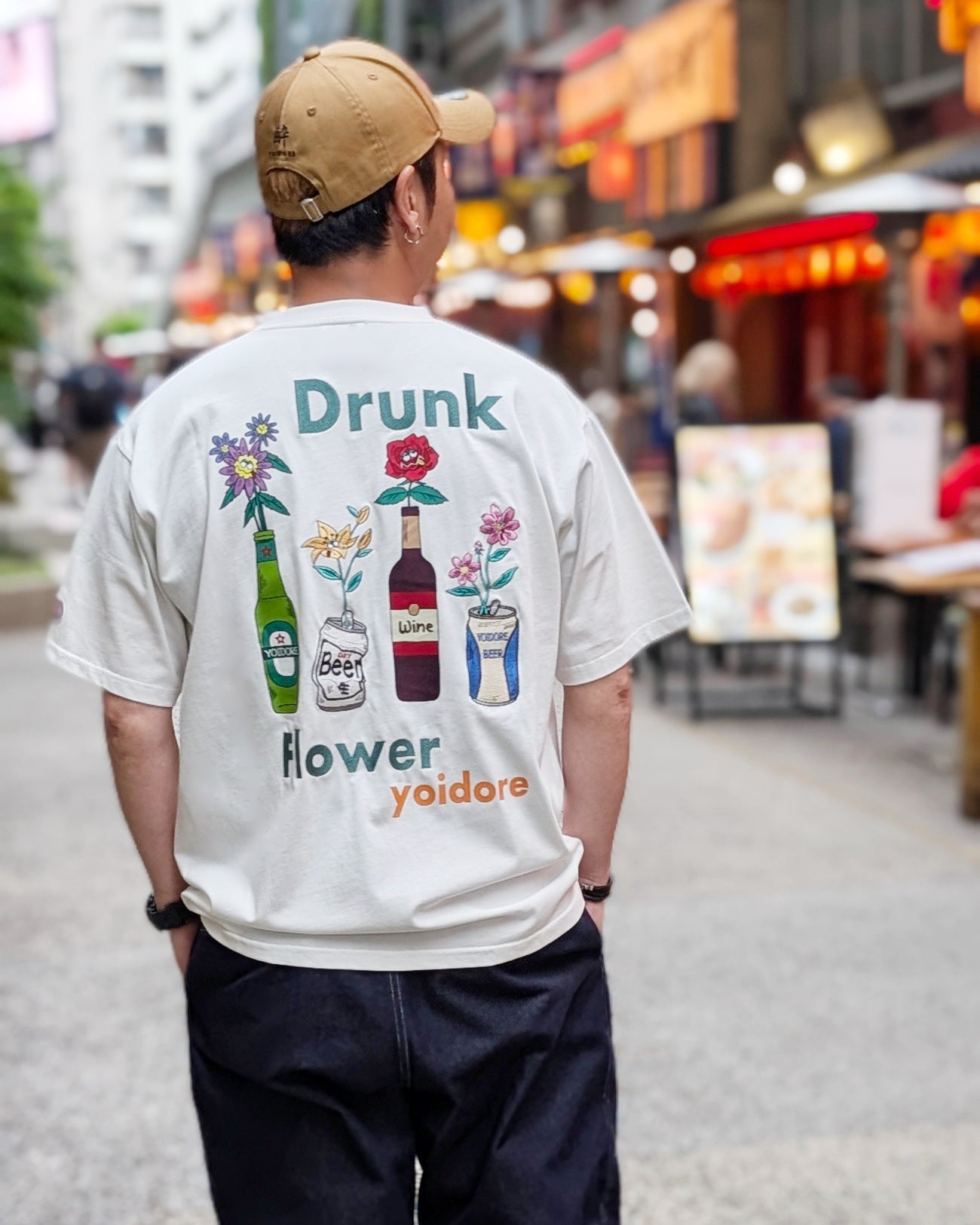 【YOIDORE】酔っ払いフラワー TEE (826211)