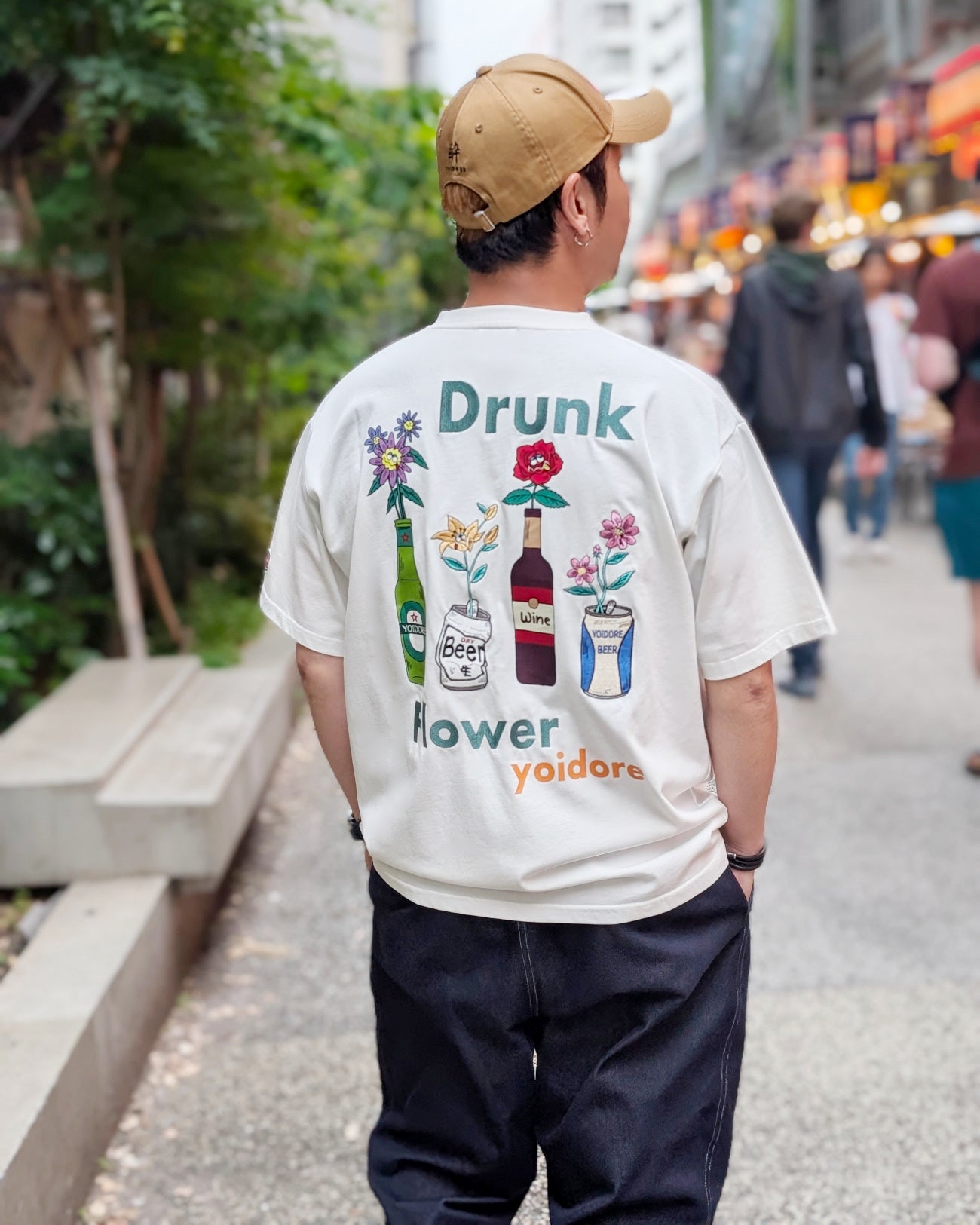 【YOIDORE】酔っ払いフラワー TEE (826211)