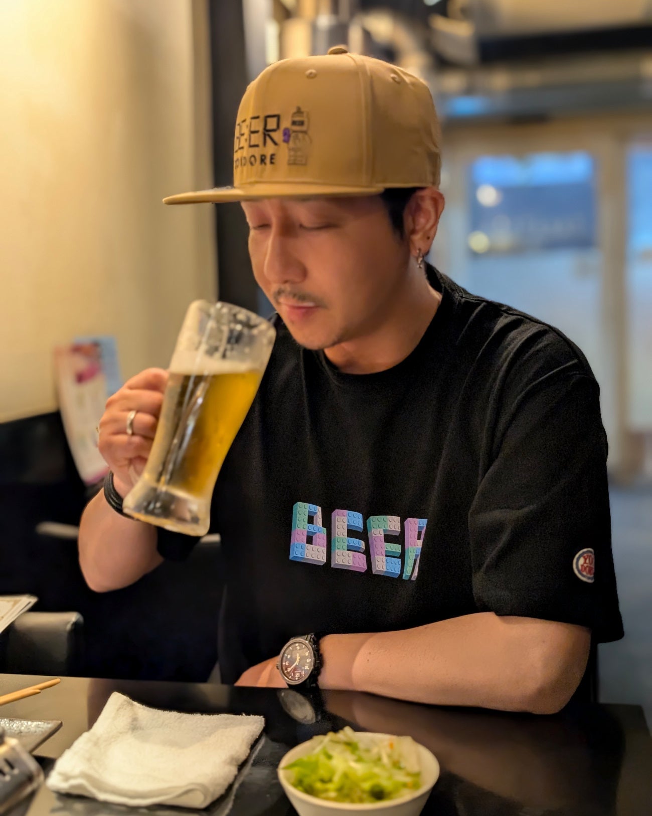 【YOIDORE】ブロックビール TEE (826210)