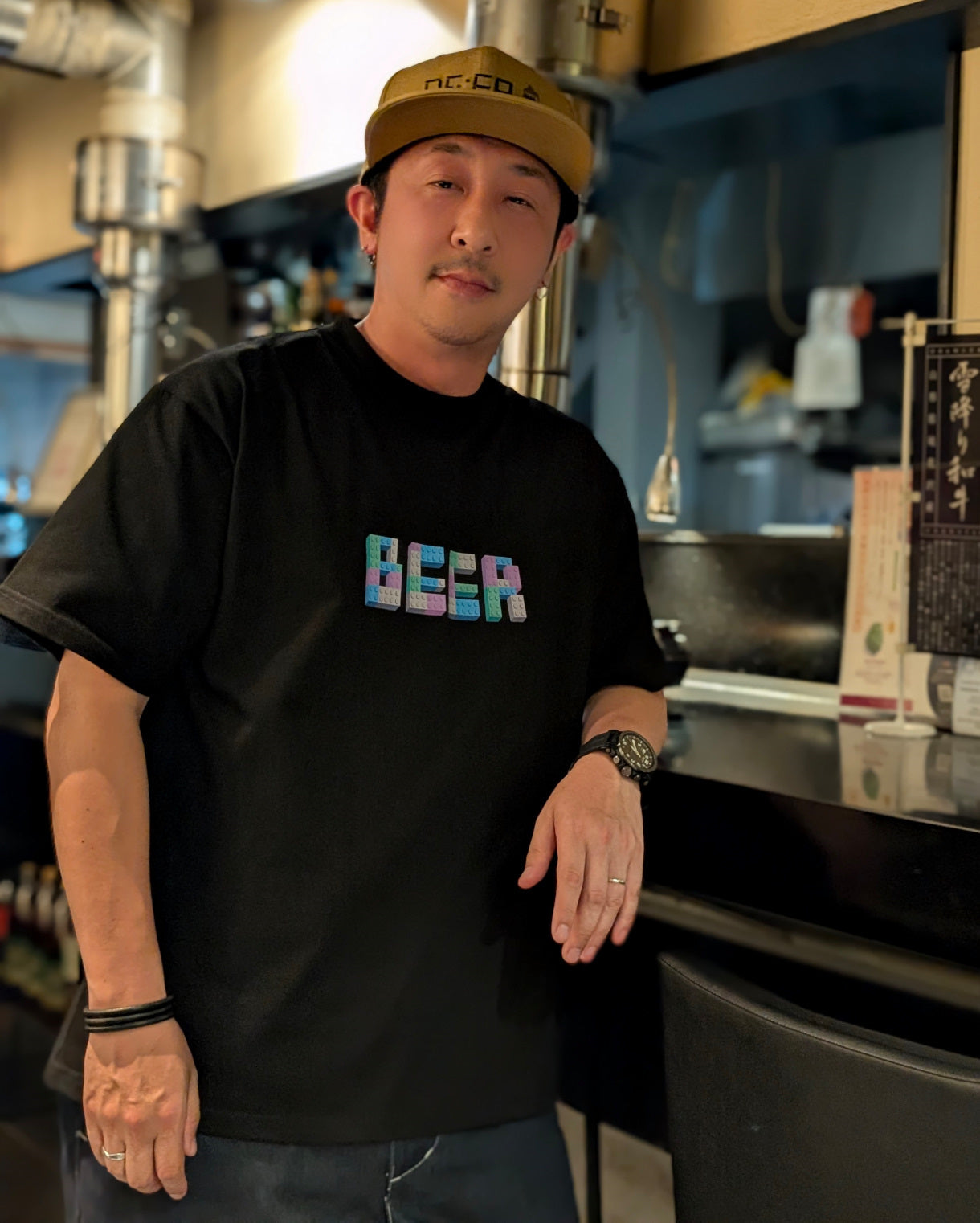【YOIDORE】ブロックビール TEE (826210)