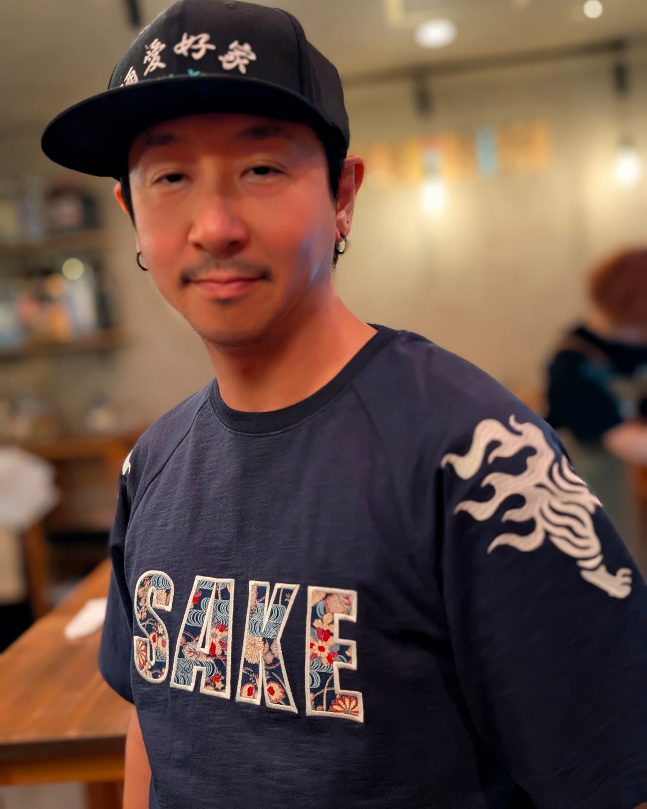 【YOIDORE大吟醸】酒虎小紋 ラグランスリーブTEE (826521)