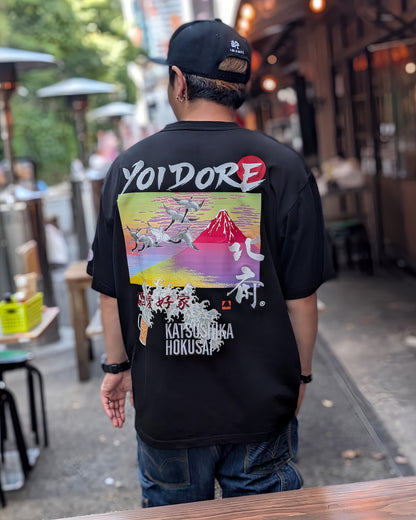 【YOIDORE】葛飾北斎 コラボ 富士山TEE (836227)