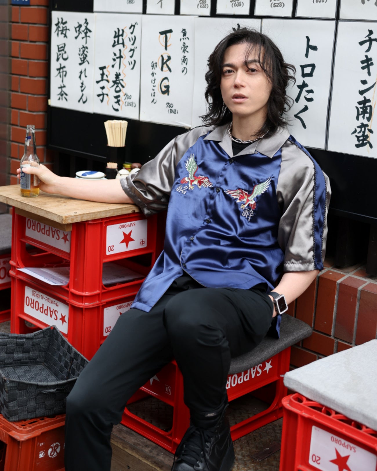 【YOIDORE】YOIDORE JAPAN スカジャンシャツ (826302)