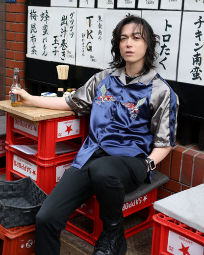 【YOIDORE】YOIDORE JAPAN スカジャンシャツ (826302)