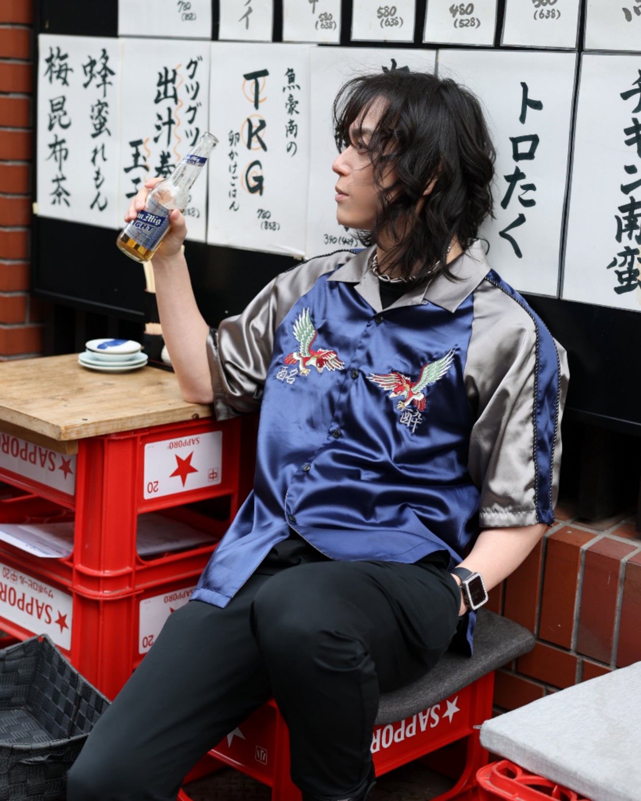 【YOIDORE】YOIDORE JAPAN スカジャンシャツ (826302)
