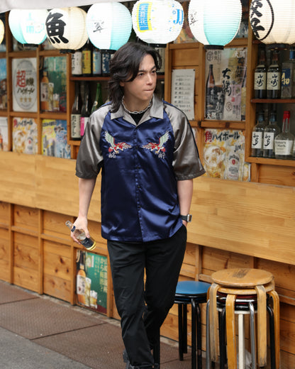 【YOIDORE】YOIDORE JAPAN スカジャンシャツ (826302)