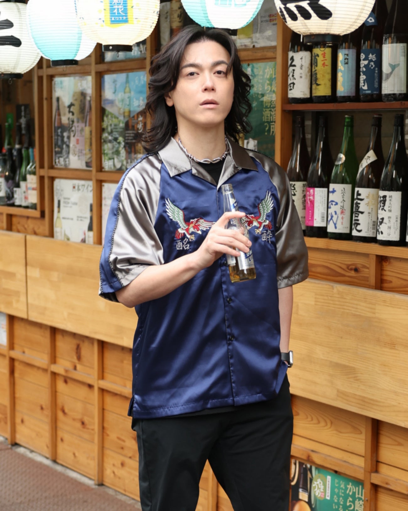 【YOIDORE】YOIDORE JAPAN スカジャンシャツ (826302)