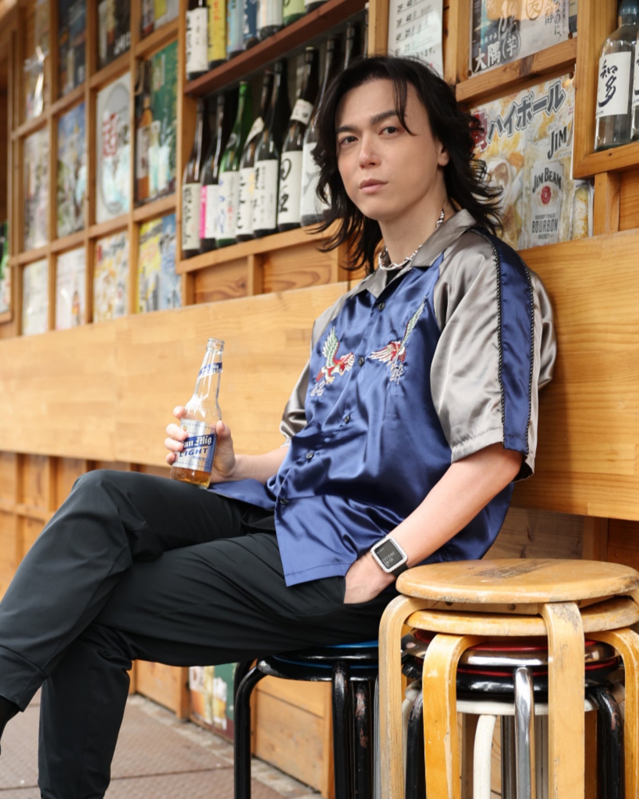 【YOIDORE】YOIDORE JAPAN スカジャンシャツ (826302)