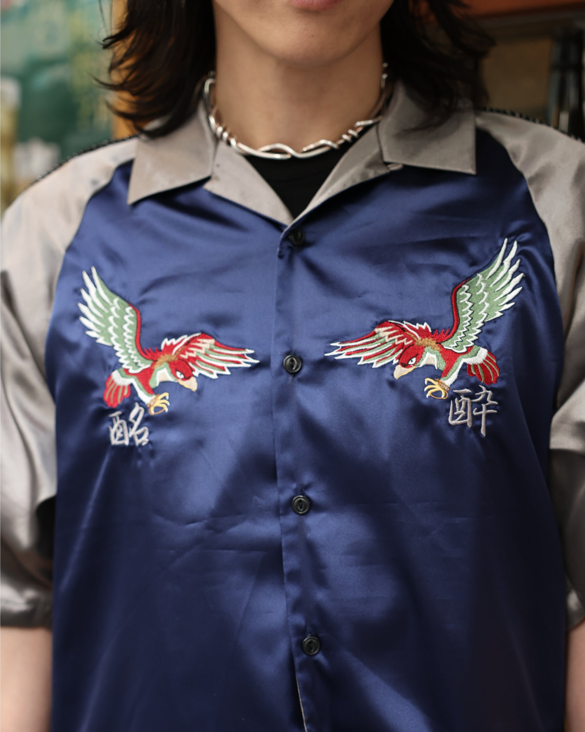 【YOIDORE】YOIDORE JAPAN スカジャンシャツ (826302)