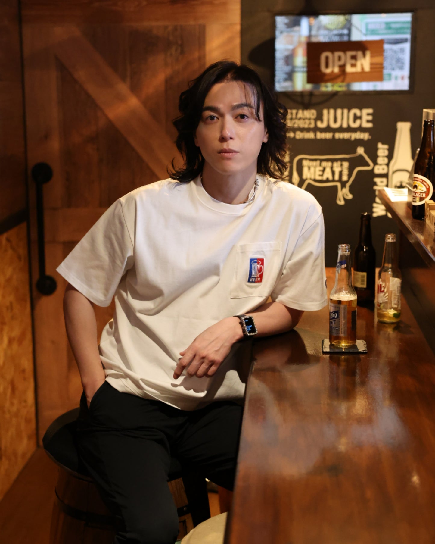 【YOIDORE】ビールパラダイス ポケットTEE (826232)