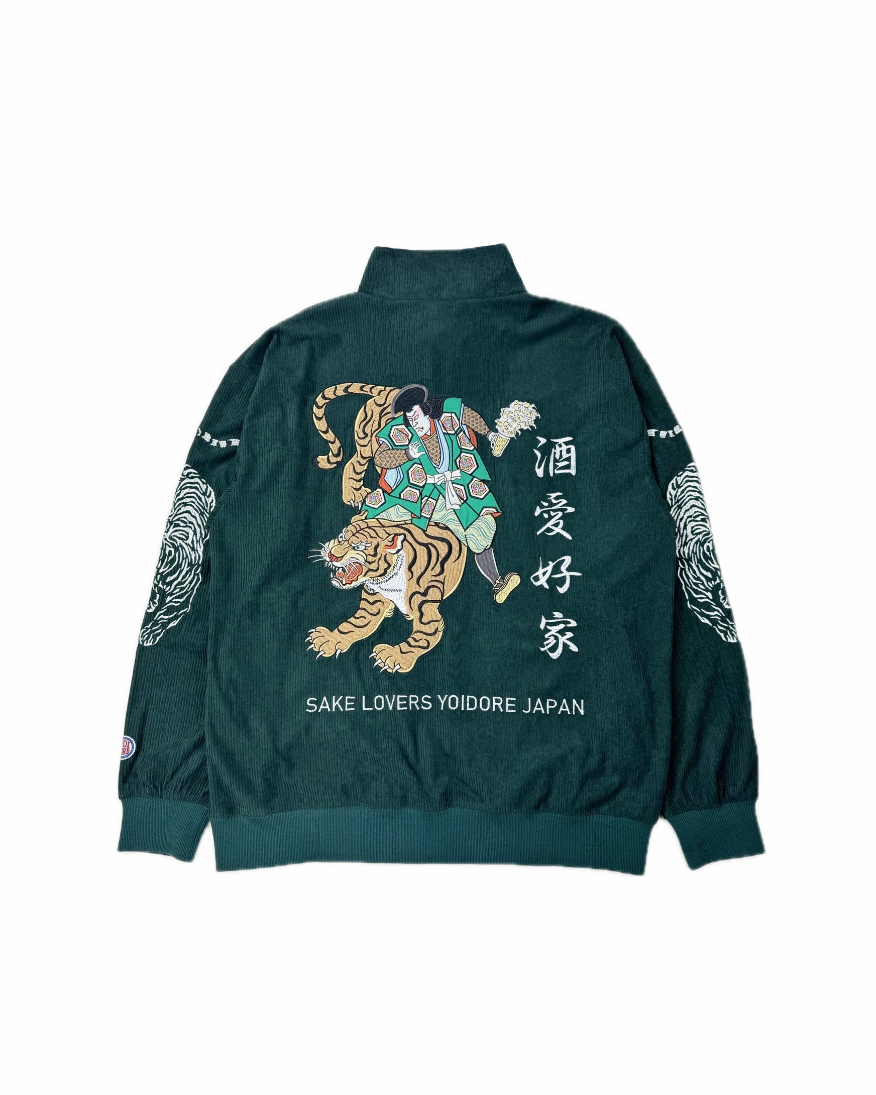 ANJI。DENIMDUGAREEメモリアルラクガキコーデュロイ YOIDORE】 歌舞伎と虎 コーデュロイトラックジャケット (835217