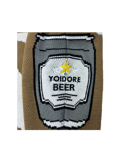 【YOIDORE】BEERビッグロゴ ジャガードニット (835800)