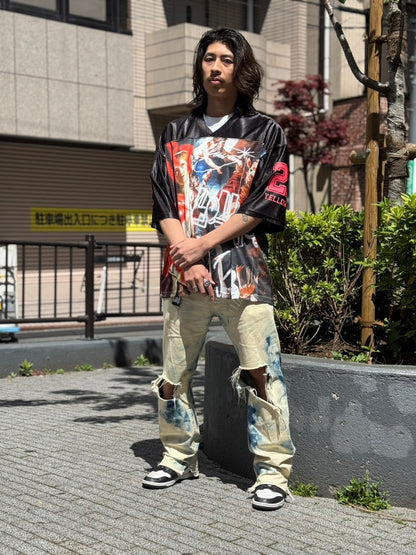 【Y.e(J)ow】PAINTINGグラフィック ホッケージャージ  (125620)