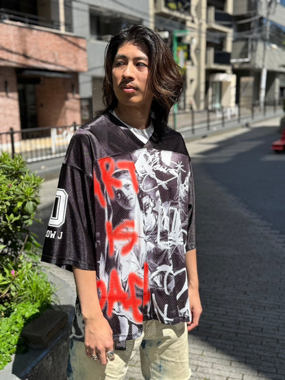 【Y.e(J)ow】PAINTINGグラフィック ホッケージャージ  (125620)