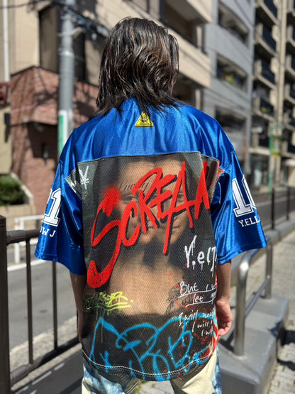 【Y.e(J)ow】PAINTINGグラフィック ホッケージャージ  (125620)