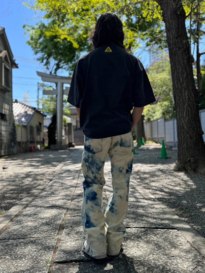 【Y.e(J)ow】ヴィンテージピグメント ROCKグラフィック TEE (125405)