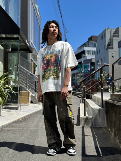 【Y.e(J)ow】ヴィンテージピグメント ROCKグラフィック TEE (125405)