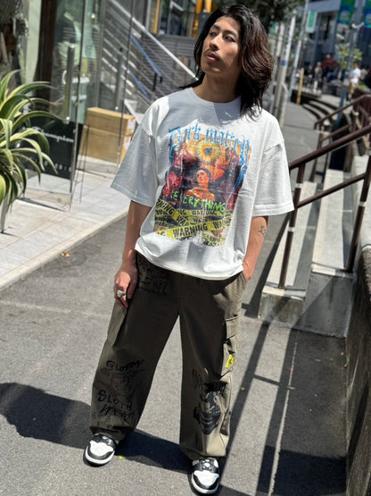 【Y.e(J)ow】ヴィンテージピグメント ROCKグラフィック TEE (125405)