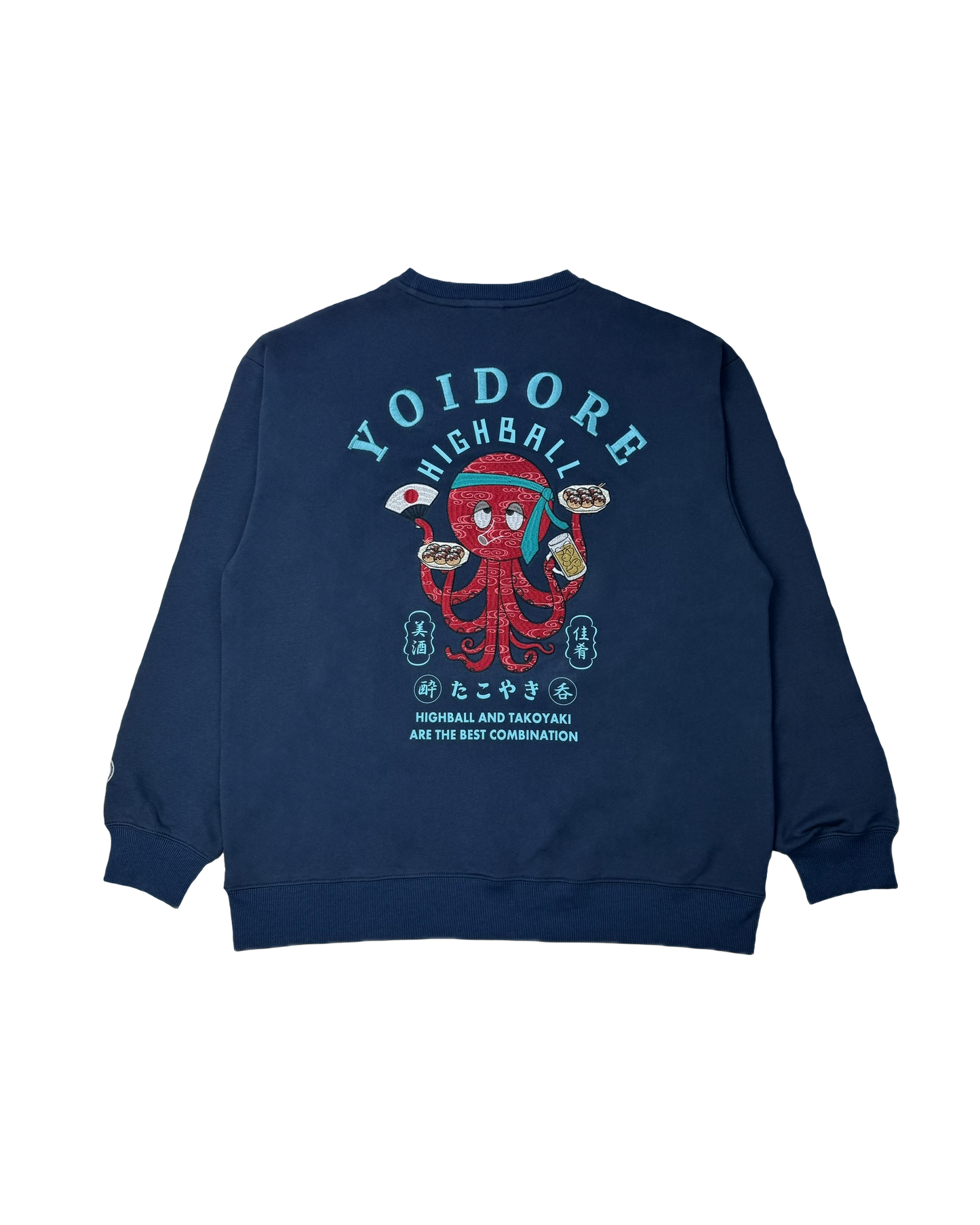 【YOIDORE】ハイボールとたこ焼き クルーネックスウェット (845601)