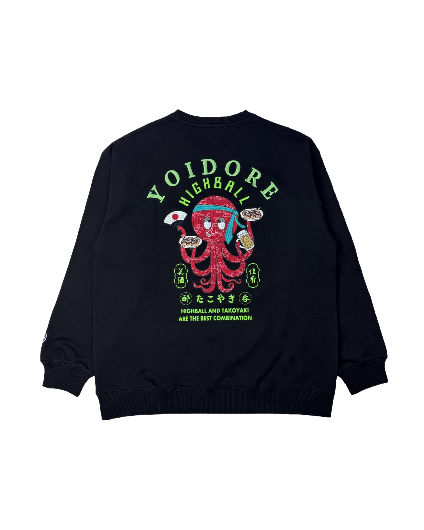 【YOIDORE】ハイボールとたこ焼き クルーネックスウェット (845601)