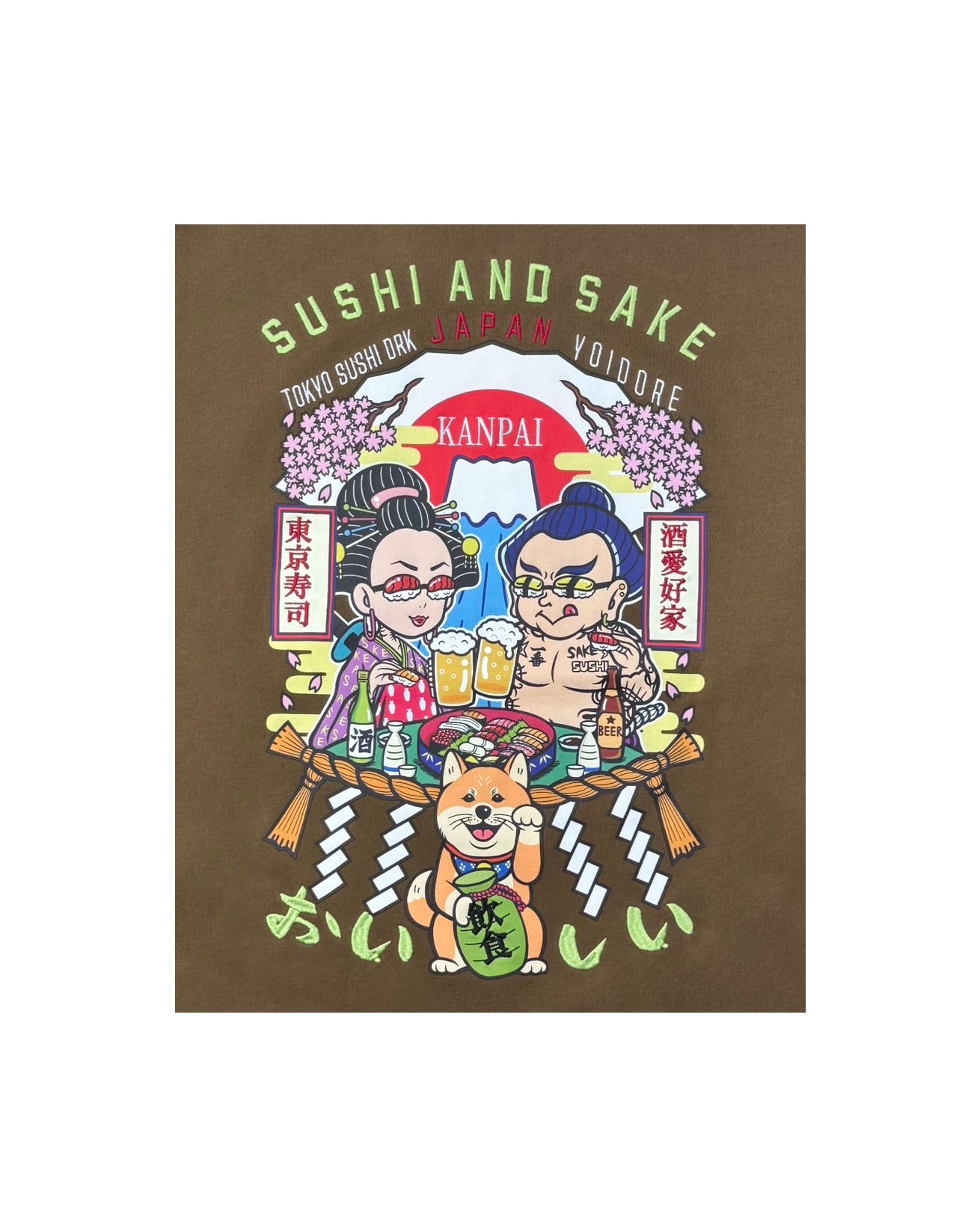 【YOIDORE】 東京スシダラケ コラボ クルーネックスウェット (845611)