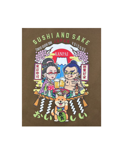 【YOIDORE】 東京スシダラケ コラボ クルーネックスウェット (845611)