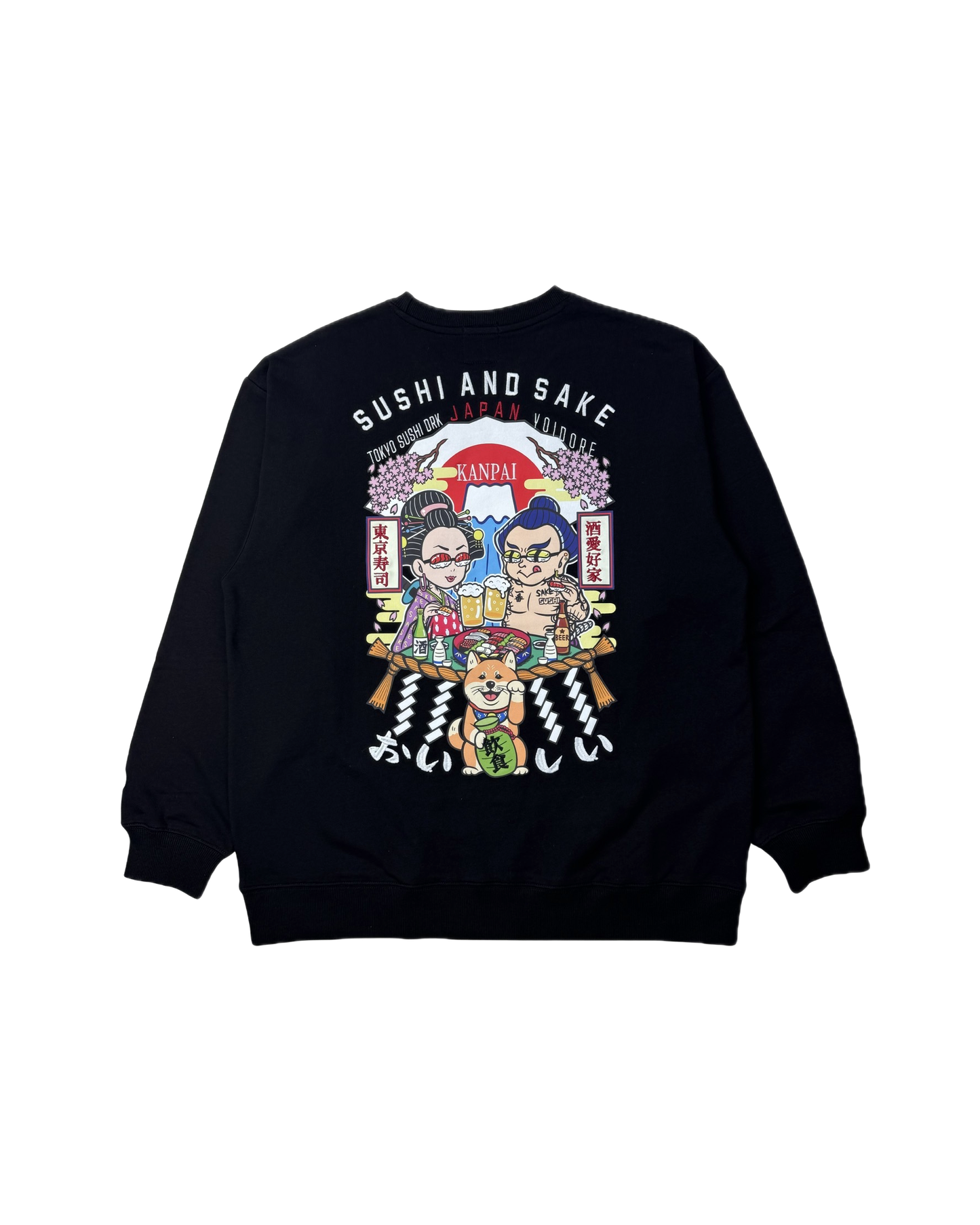 【YOIDORE】 東京スシダラケ コラボ クルーネックスウェット (845611)