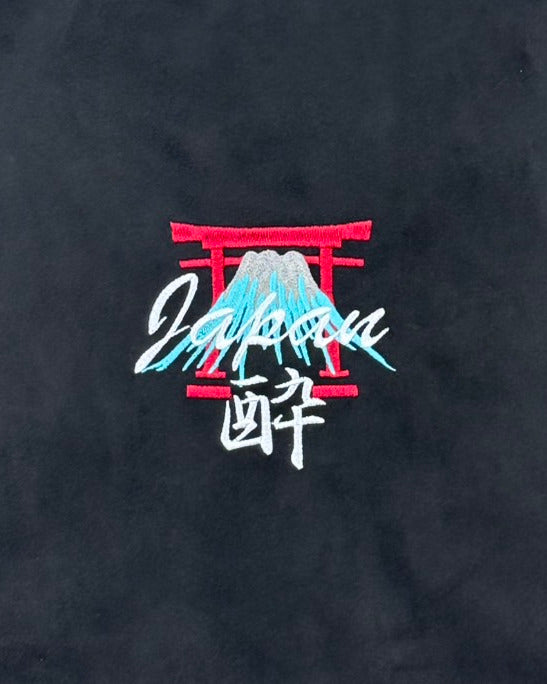 【YOIDORE】 スカ刺繍 スエードタッチ クルーネック (845617)