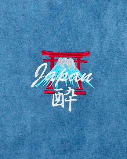 【YOIDORE】 スカ刺繍 スエードタッチ クルーネック (845617)